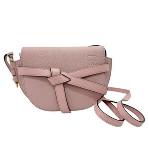 LOEWE Gate Bag crossbody shoulder pink leather